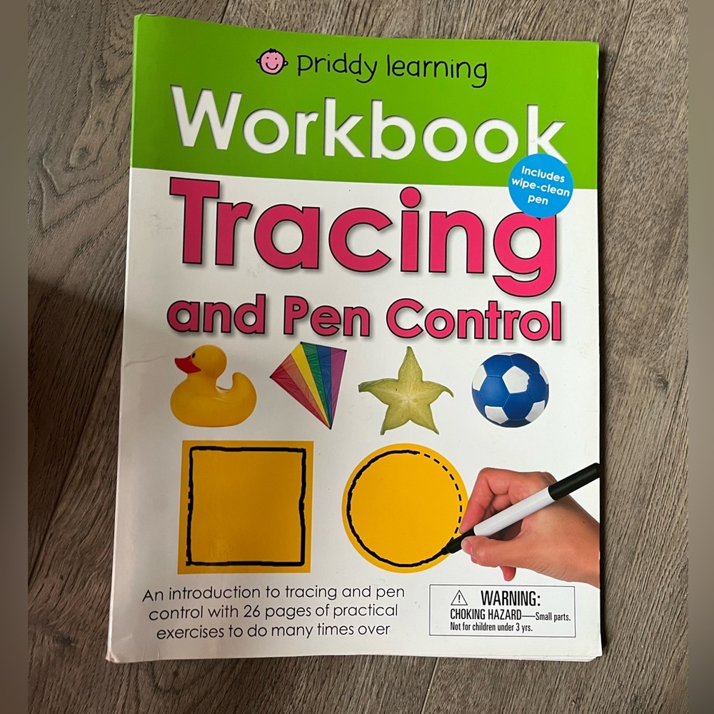 4 for $20 - tracing and pen control book